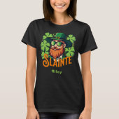 Slainte Irish Toast St Patrick's Day Personalisier T-Shirt (Vorderseite)