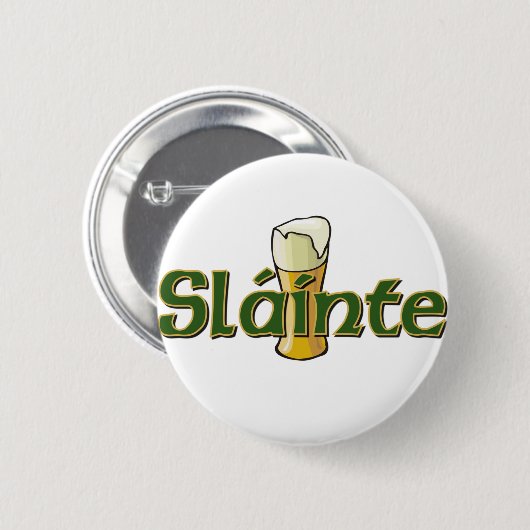Slainte Knopf Button (Vorne & Hinten)