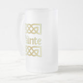 Slainte Mattglas Bierglas (Vorderseite Links)