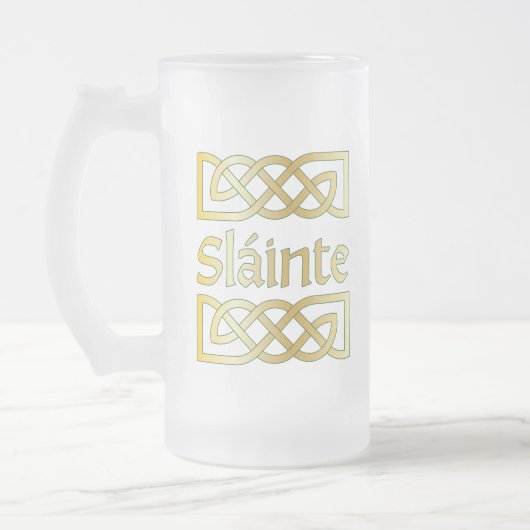 Slainte Mattglas Bierglas (Links)