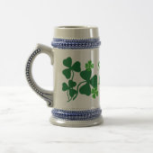 Slainte Mhath/Beifall/Segen-Kleeblatt/Klee 4 Bierglas (Links)