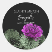 Slàinte mhath Thisthle Birsthday Sticker (Vorderseite)