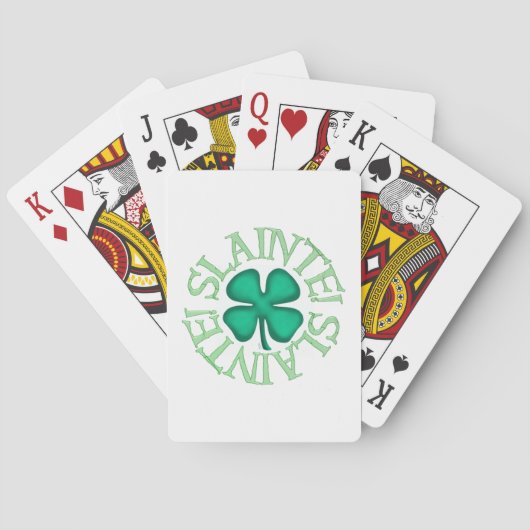 Slainte Poker spielt Karten Spielkarten (Rückseite)