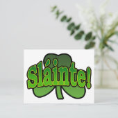Slainte Postcard Postkarte (Stehend Vorderseite)