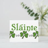 Slainte Postkarte (Stehend Vorderseite)