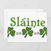 Slainte Postkarte (Vorne/Hinten)