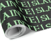 Slainte schwarz matt Packpapier klein (Rolleneckpunkt)
