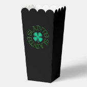Slainte schwarze Popcorn-Boxen Geschenkschachtel (Vorderseite)