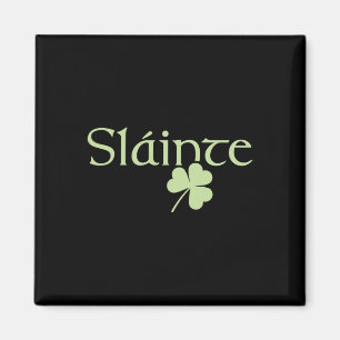 Slainte Shamrock Irisches Grünes Irland St. Patric Magnet