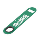 Sláinte. St. Patrick's Day-Geschenk Speed Flaschenöffner (Vorderseite Schrägansicht)