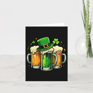 Slainte St Patricks Day Irish Women Men Cheers Bee Karte