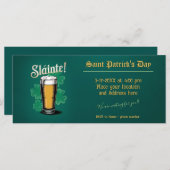 Slàinte! St. Patrick's Day Pint of Beer on Green (Vorne/Hinten)