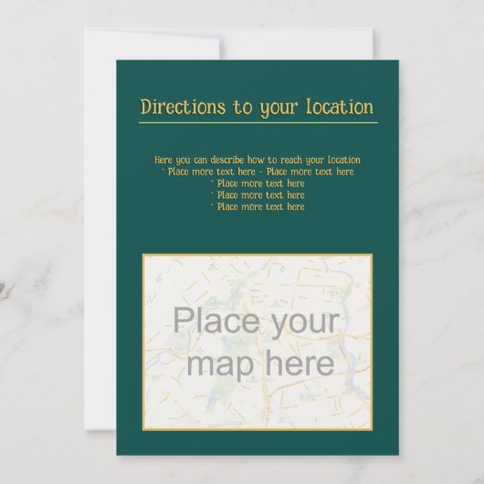 Slàinte! St. Patrick's Day Pint of Beer on Green (Rückseite)