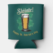 Slàinte! St. Patrick's Day Pint of Beer on Green Dosenkühler (Vorderseite)