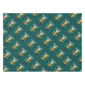 Slàinte! St. Patrick's Day Pint of Beer on Green Tischdecke (Vorderseite (Horizontal))