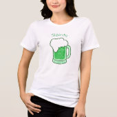 Sláinte St. Patty's Day Irish Holiday Tri-Blend Shirt (Vorderseite)