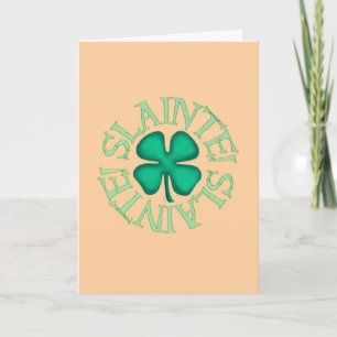 Slainte Tan Grußkarte Karte