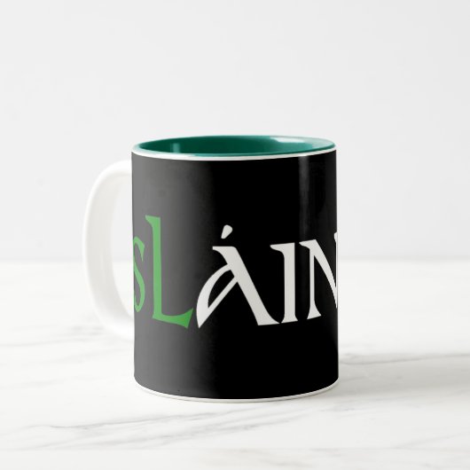 Slainte Tasse (Vorderseite Links)