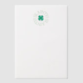 Slainte vellum pergament einladungen (Vorderseite)
