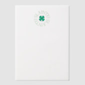 Slainte vellum pergament einladungen (Vorderseite)