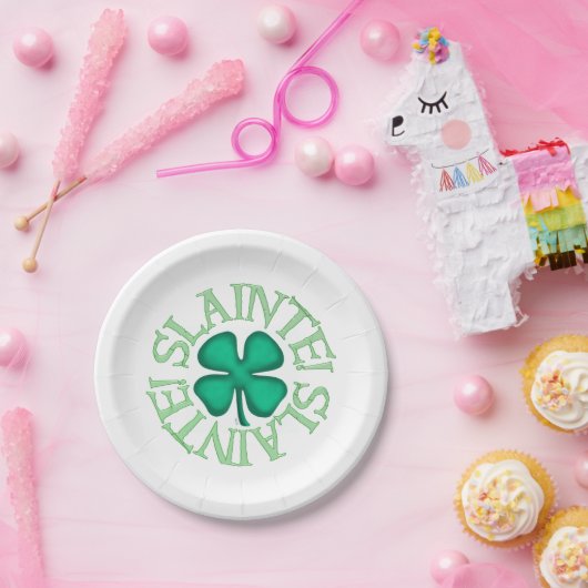 Slainte-Whitepaper-Teller Pappteller (Party)