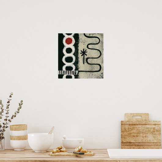 Slalom Poster Wall Art (Küche)