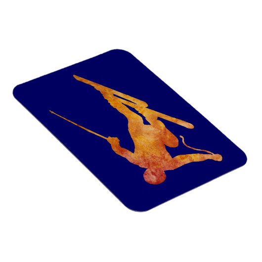 Slalom Skiier Magnet (Rechte Seite)