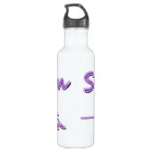 Slalom-Wasser-Ski-Neon Trinkflasche (Rückseite)