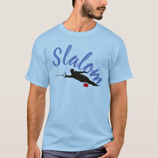 Slalom-Wasser-Ski-T - Shirt (Vorderseite)