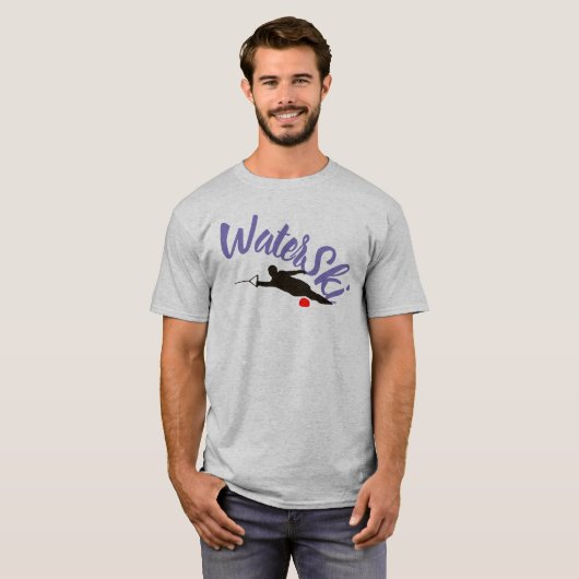 Slalom-Wasser-Ski-T - Shirt (Vorne ganz)