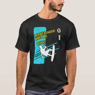 Slalom Wasserski Skischuhwandern Spaß T-Shirt