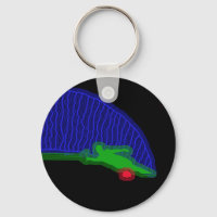 Slalom Water Skier Neon Spray