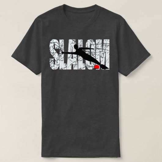 Slalom Water Skier T-Shirt (Design vorne)