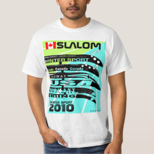 Slalom-Winter-Sport Snowblade T - Shirt