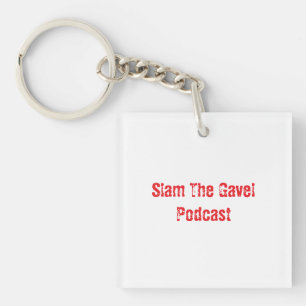 Slam Der Gavel-Schlüsselanhänger Schlüsselanhänger