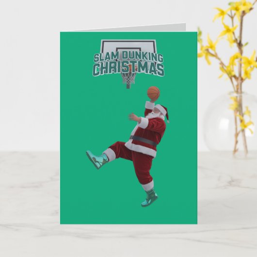 Slam Duking Santa Karte (Gelbe Blume)