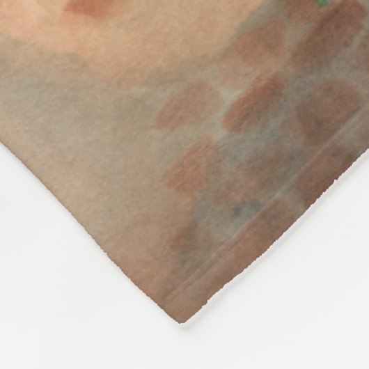 Slam Dunk auf Basketball Hoop von Jay Throckmorton Fleecedecke (Ecke)