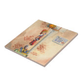 Slam Dunk auf Basketball Hoop von Jay Throckmorton Fliese (Seite)