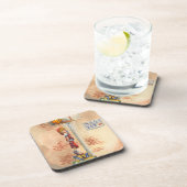 Slam Dunk auf Basketball Hoop von Jay Throckmorton Getränkeuntersetzer (Rechte Seite)