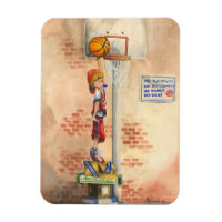 Slam Dunk auf Basketball Hoop von Jay Throckmorton