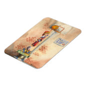 Slam Dunk auf Basketball Hoop von Jay Throckmorton Magnet (Linke Seite)