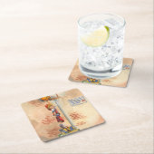 Slam Dunk auf Basketball Hoop von Jay Throckmorton Rechteckiger Pappuntersetzer (Vor Ort)