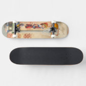 Slam Dunk auf Basketball Hoop von Jay Throckmorton Skateboard (Horizontal)