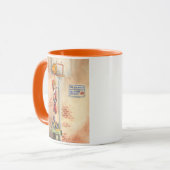 Slam Dunk auf Basketball Hoop von Jay Throckmorton Tasse (Vorderseite Links)