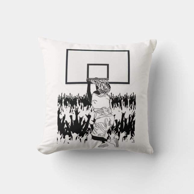 Slam Dunk Basketball Kissen (Vorderseite)
