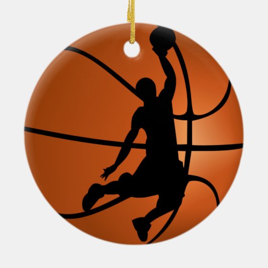 Slam Dunk Basketball Player Keramik Ornament (Hinten)