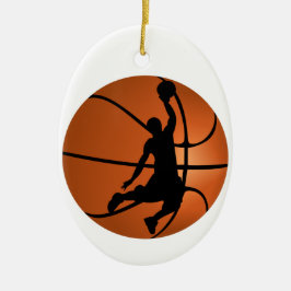 Slam Dunk Basketball Player Keramikornament