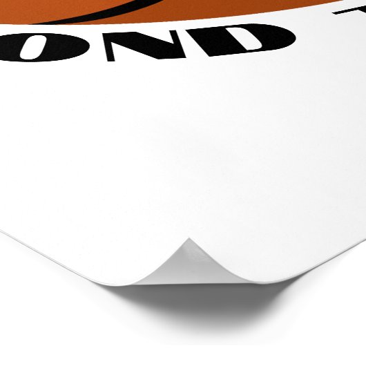 Slam Dunk Basketball Player Poster (Ecke)