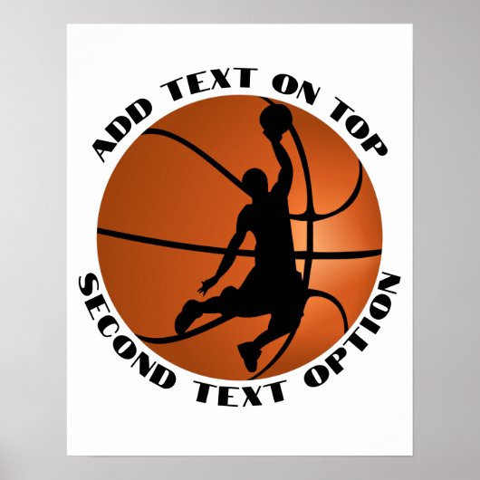 Slam Dunk Basketball Player Poster (Vorne)