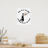 Slam Dunk Basketball Player Sports Poster (Küche)
